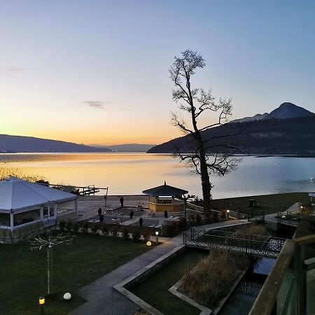 Lac Annecy Plage Privee, Duplex Baie Des Voiles Apartamento Duingt Exterior foto