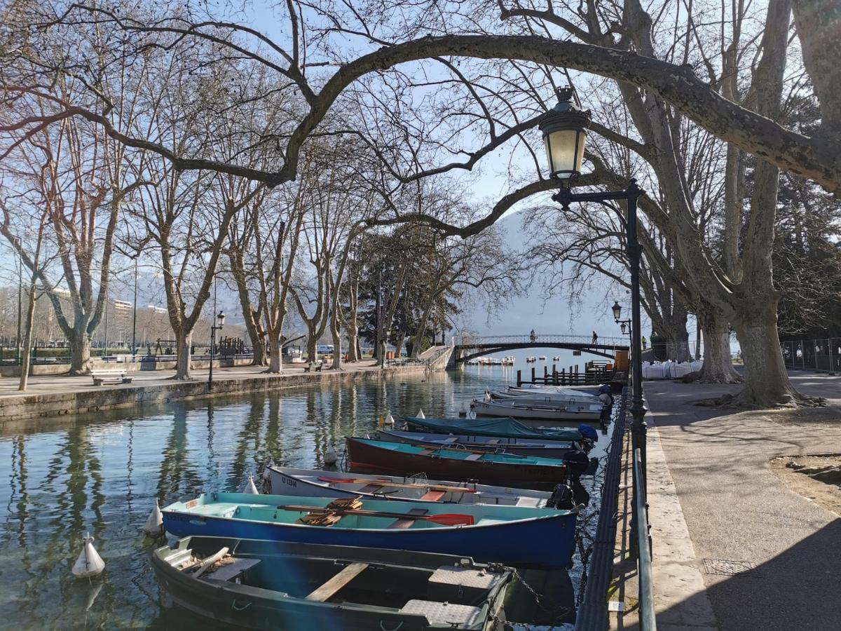 Lac Annecy Plage Privee, Duplex Baie Des Voiles Apartamento Duingt Exterior foto