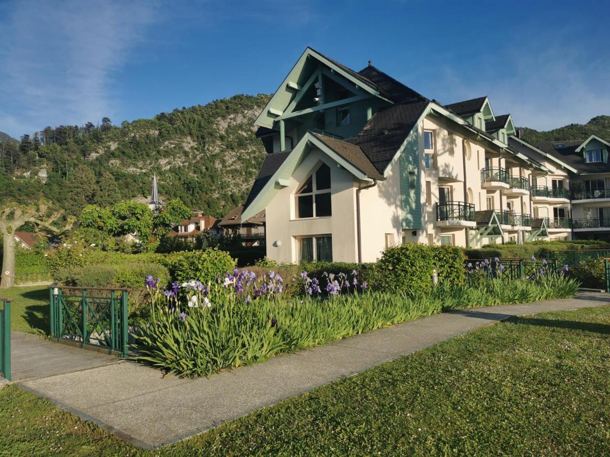 Lac Annecy Plage Privee, Duplex Baie Des Voiles Apartamento Duingt Exterior foto